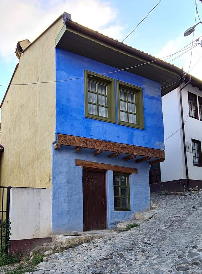 Colourful house in Prizren, Kosovo