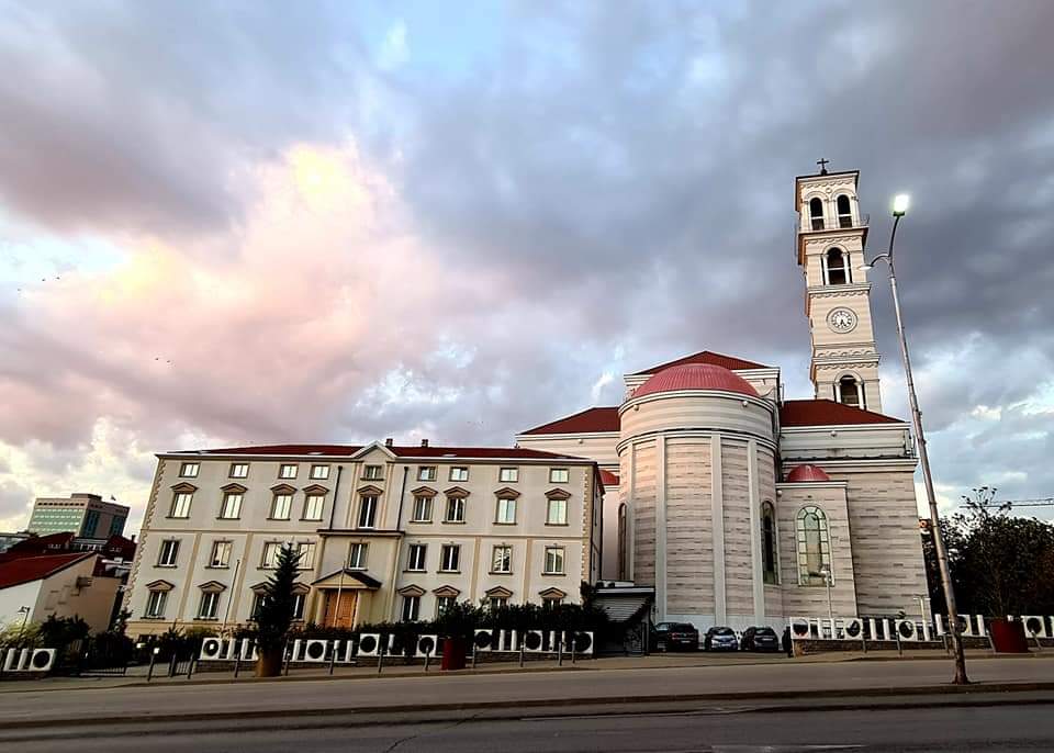 Saint mother teresa cathedral in Pristina, Kosovo