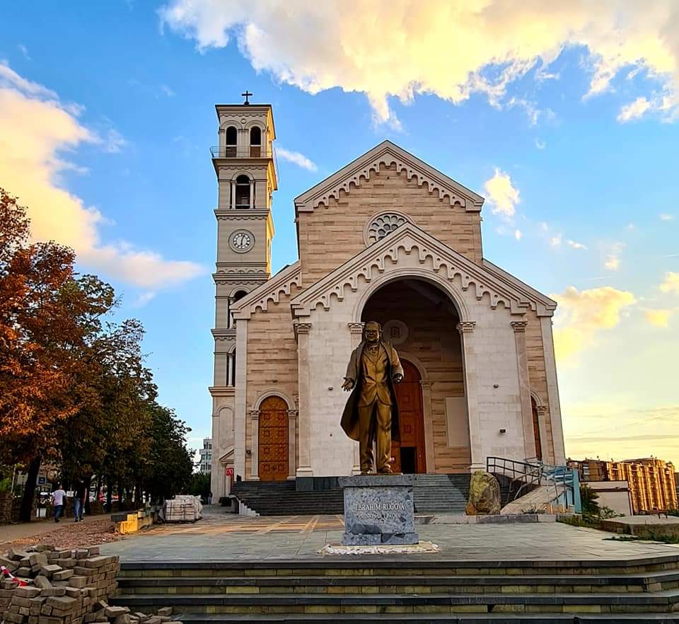 An Orhodox church in Pistina, Kosovo