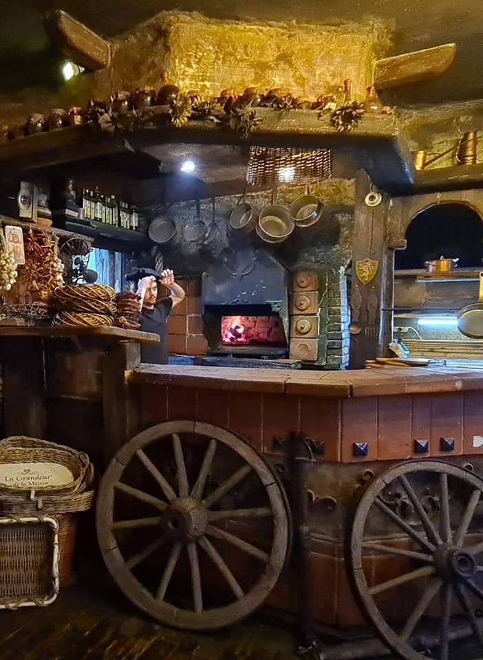 The oven at the Liburnia restaurant in Pristina, Kosovo