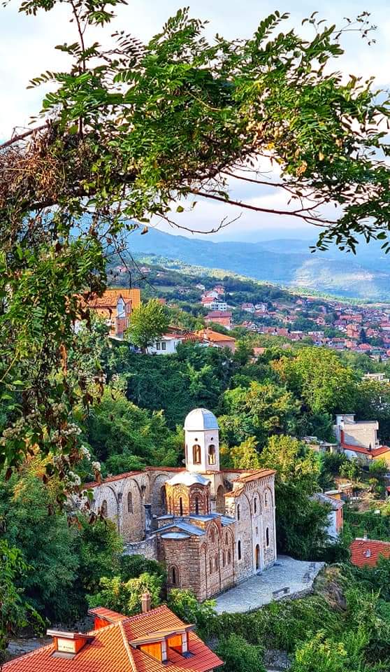 View on hike to Prizren fortress Kosovo
