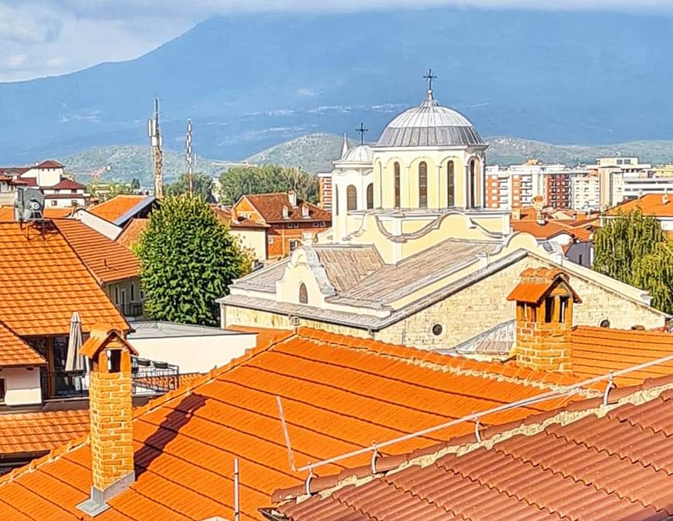 View of the cathedral in Prizren, Kosovo