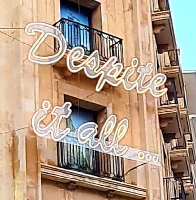 A sign in Beirut, Lebanon