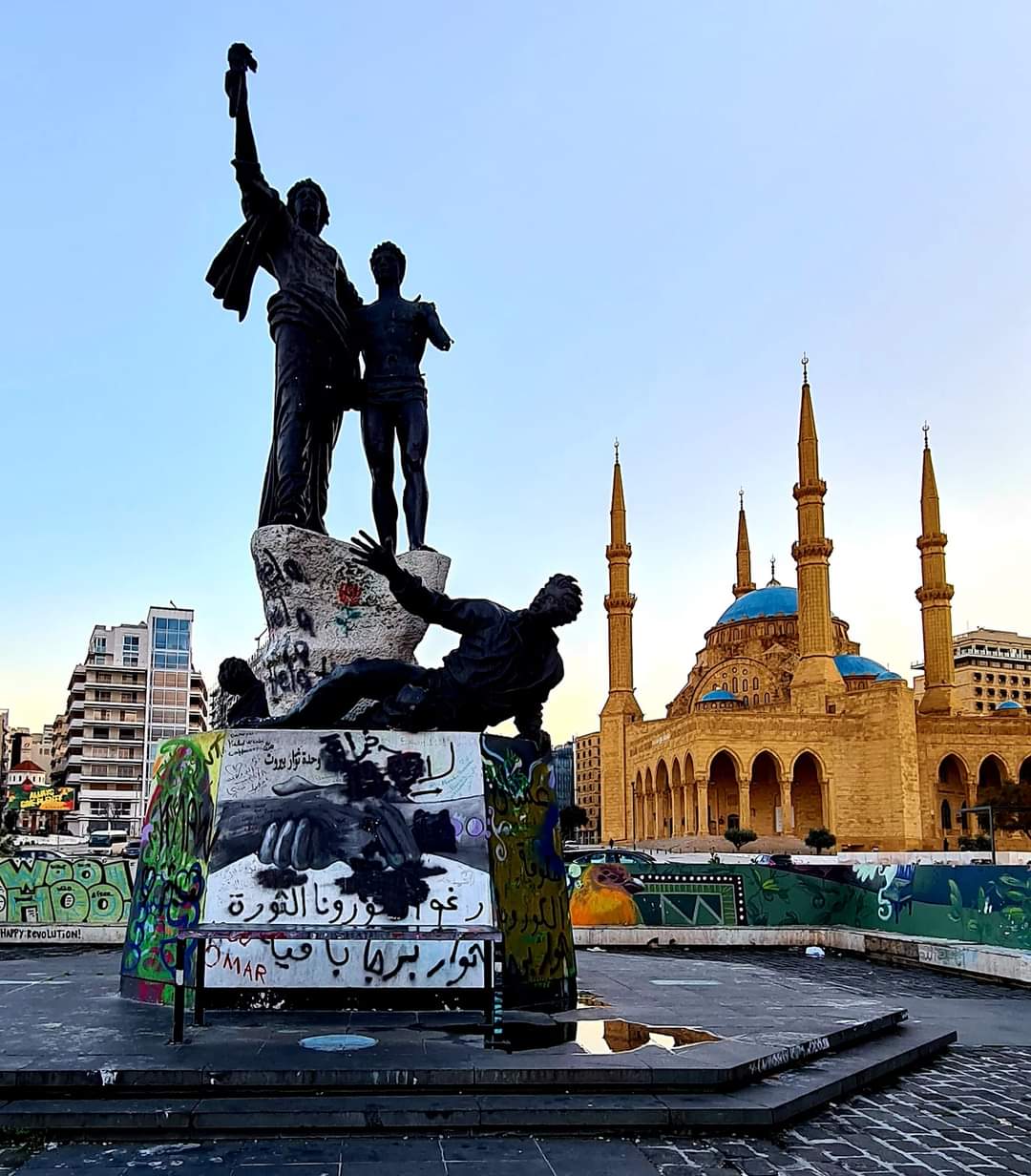 The Martyr's Monument in Beirut, Lebanon