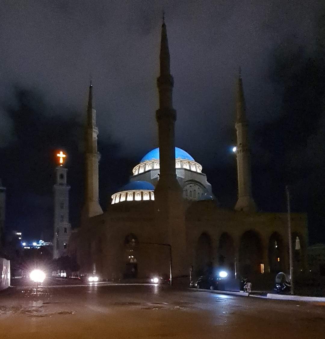 beirut-mosque-by-night-lebanon