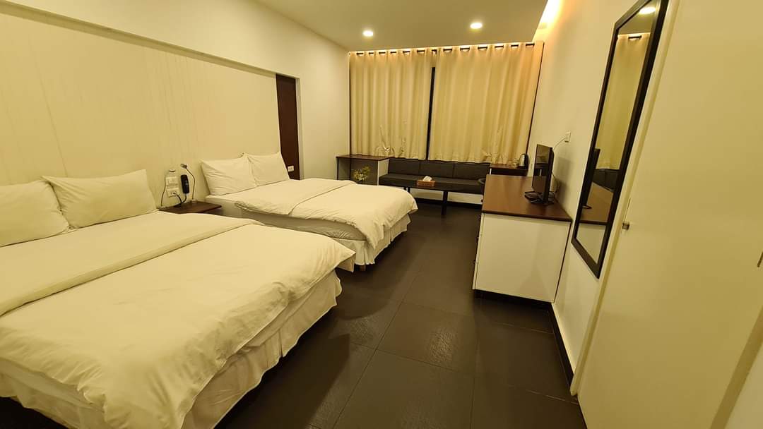 My hotel bedroom in Beirut, Lebanon