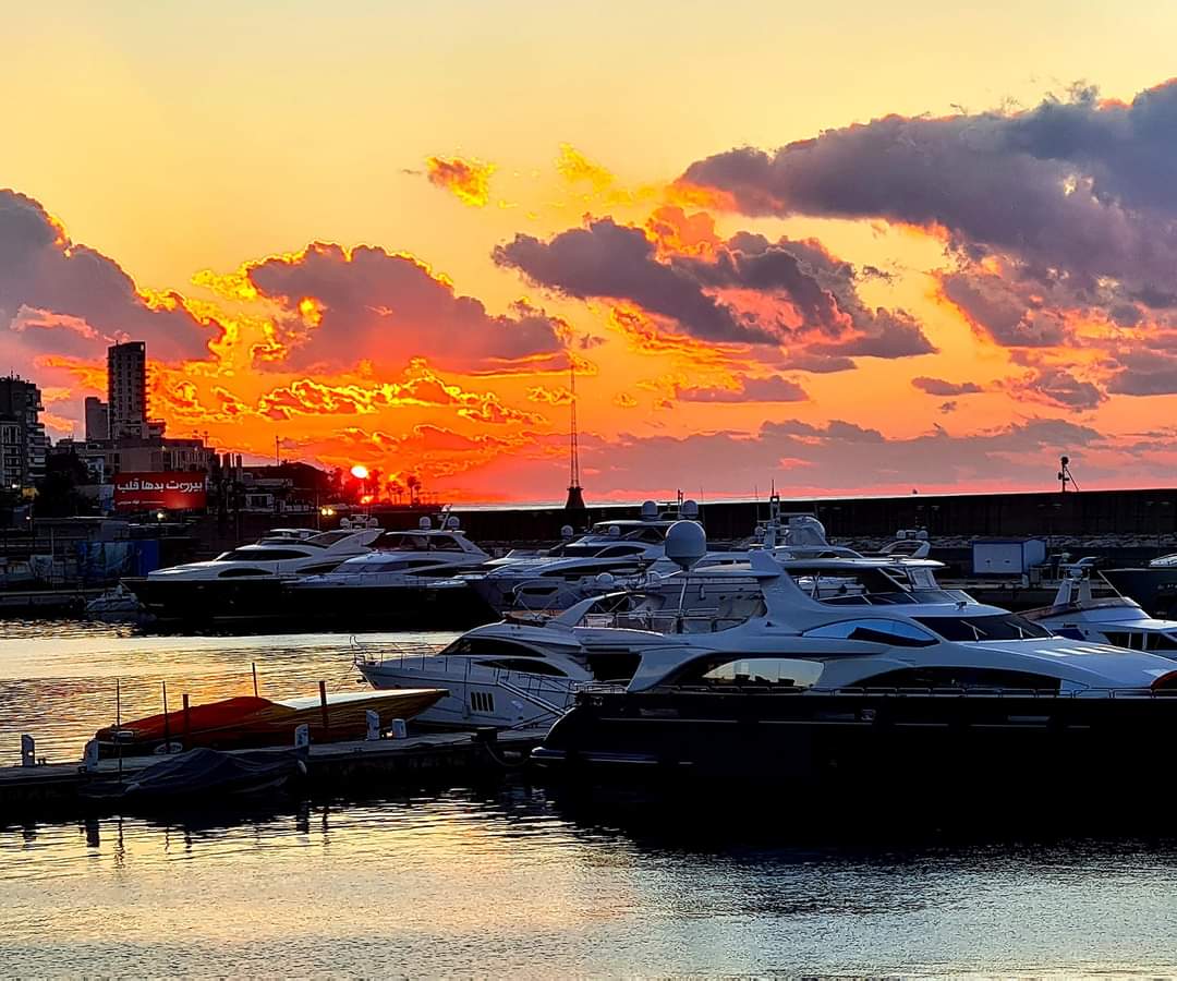 Sunset in Beirut, Lebanon