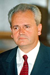 The former president of Yugoslavia Slobodan Milosevic