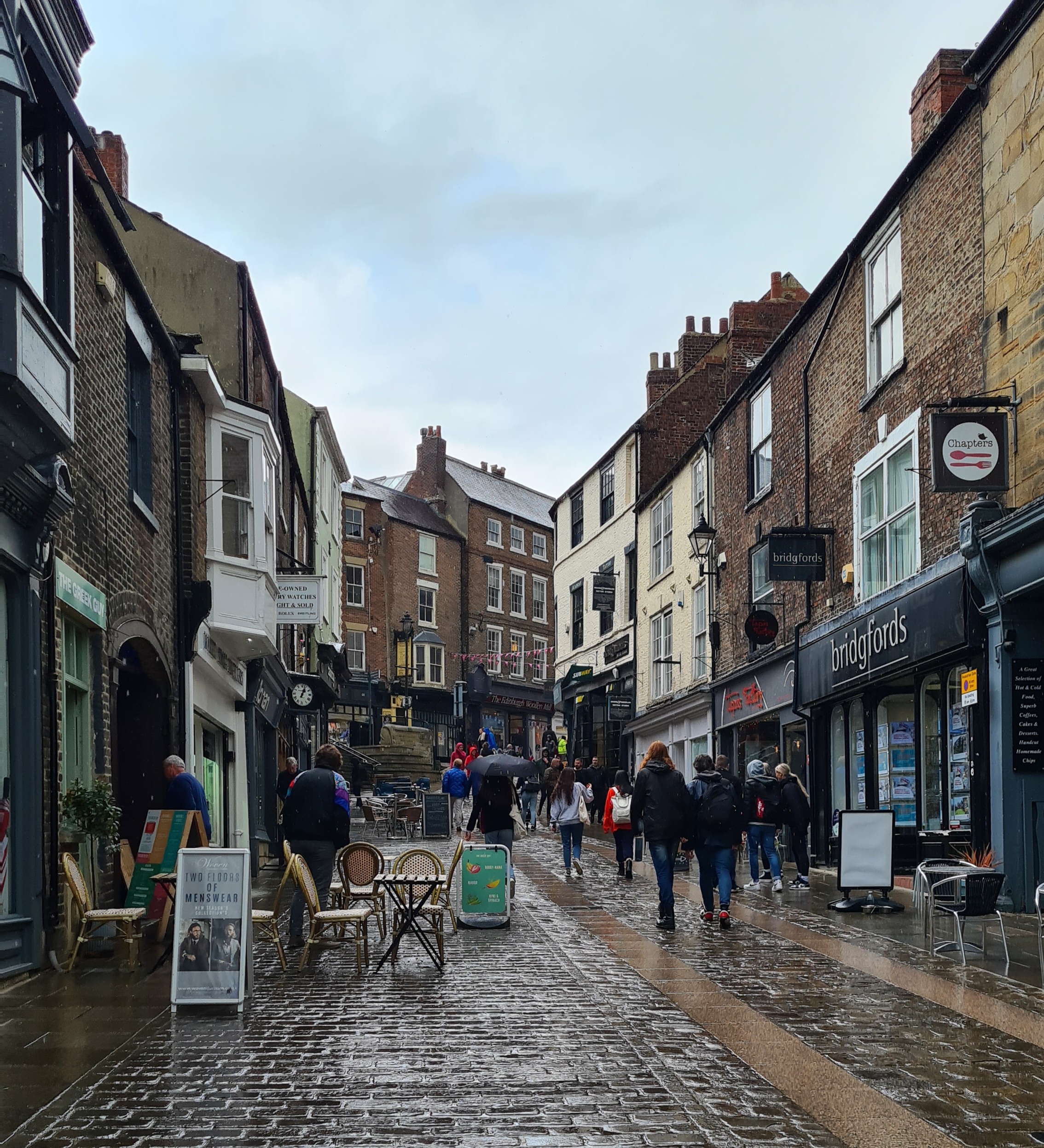 An old street in Durham, United Kingdom