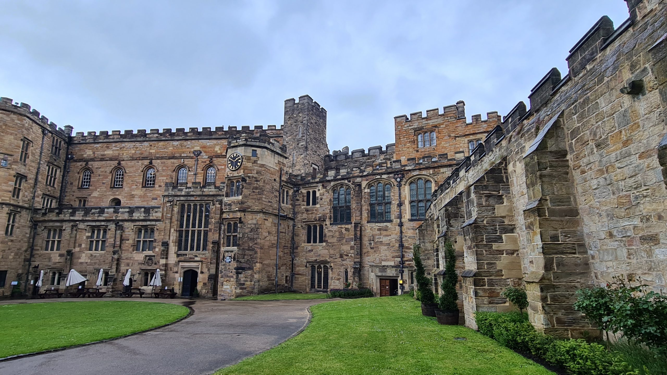 Durham castle in north east England