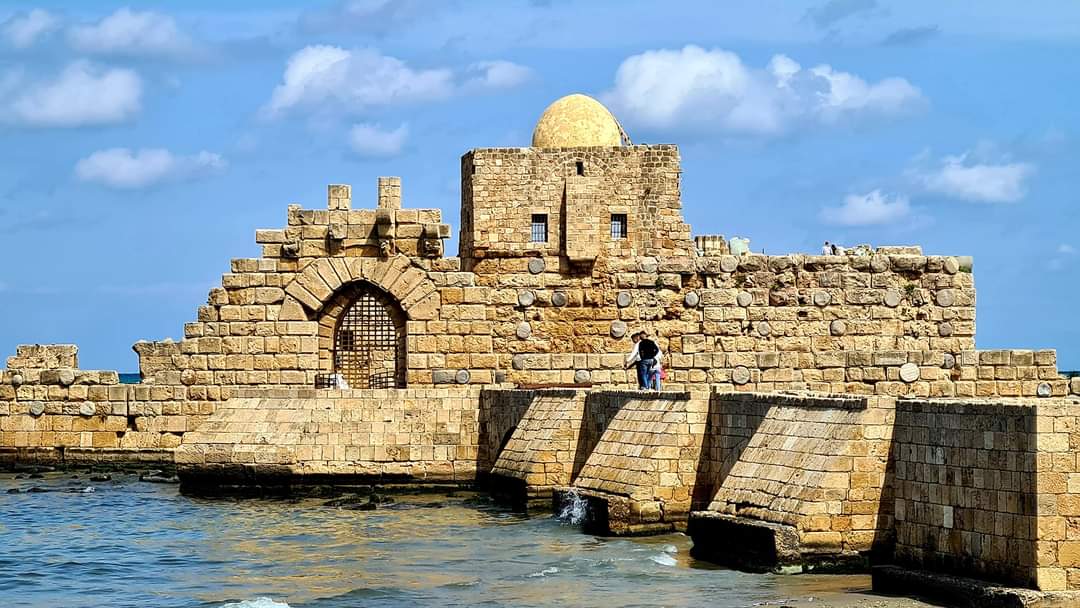 The crusaders sea castle, Sidon, Lebanon