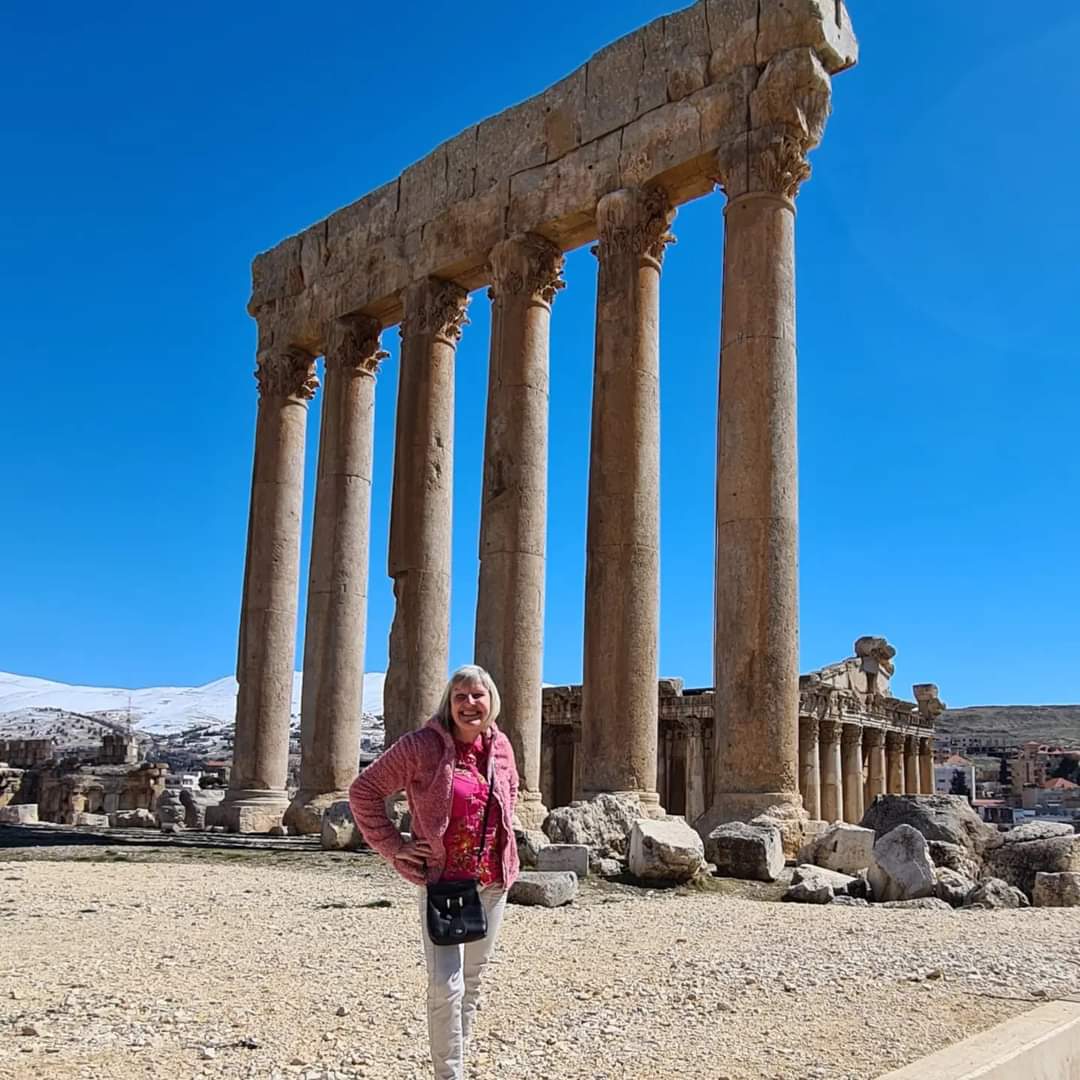 Me by the columns at Baalbek