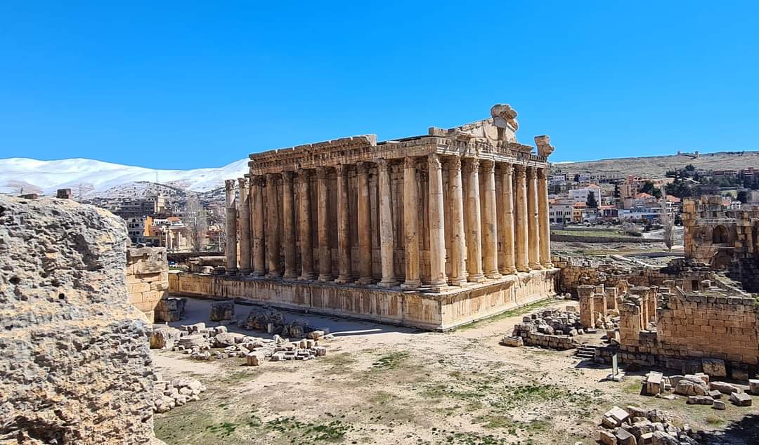 The Temple of Bacchus at Baalbek, Lebanon
