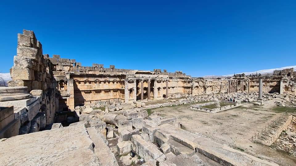 View over Baalbek Lebanon