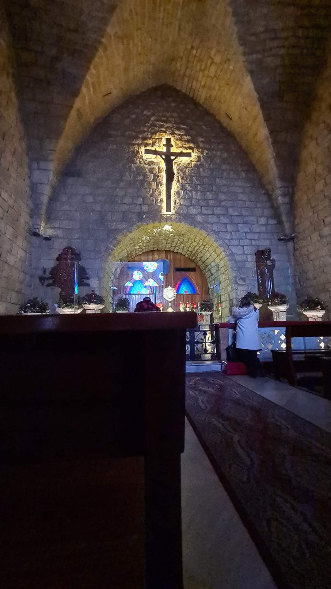 Inside the Shrine of Our Lady of Lebanon