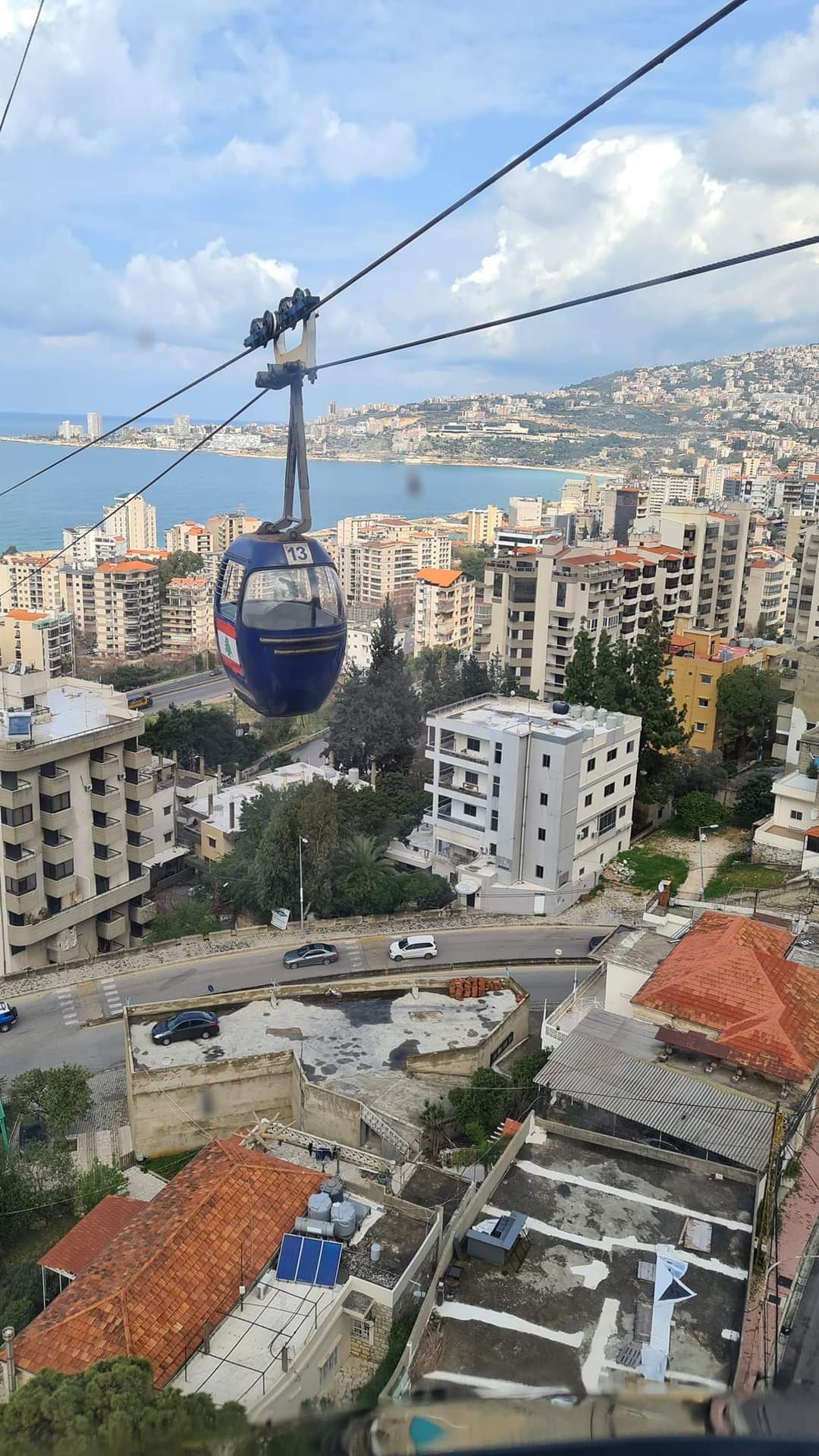 The cable car to Harissa and the shrine of Our Lady of Lebanon
