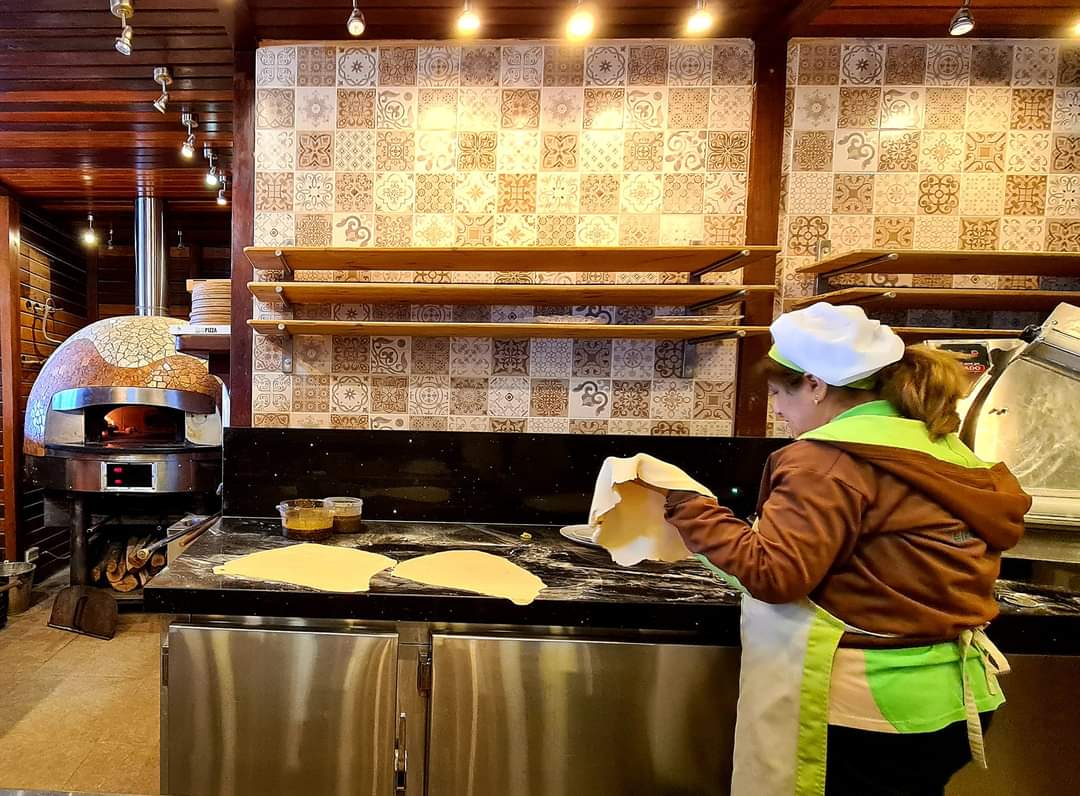 My breakfast being prepared, Harissa, Lebanon