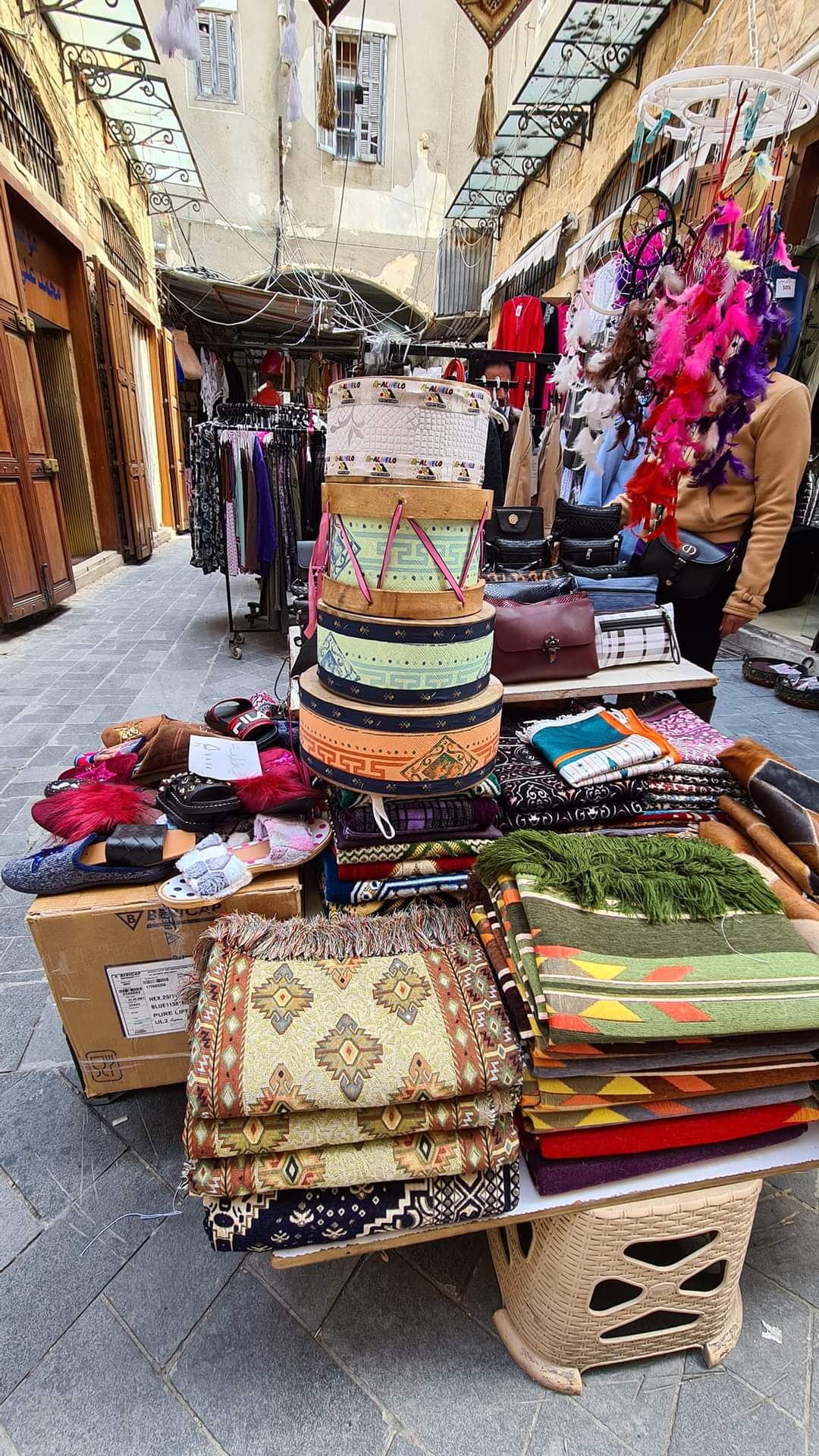 The souk in Sidon Lebanon