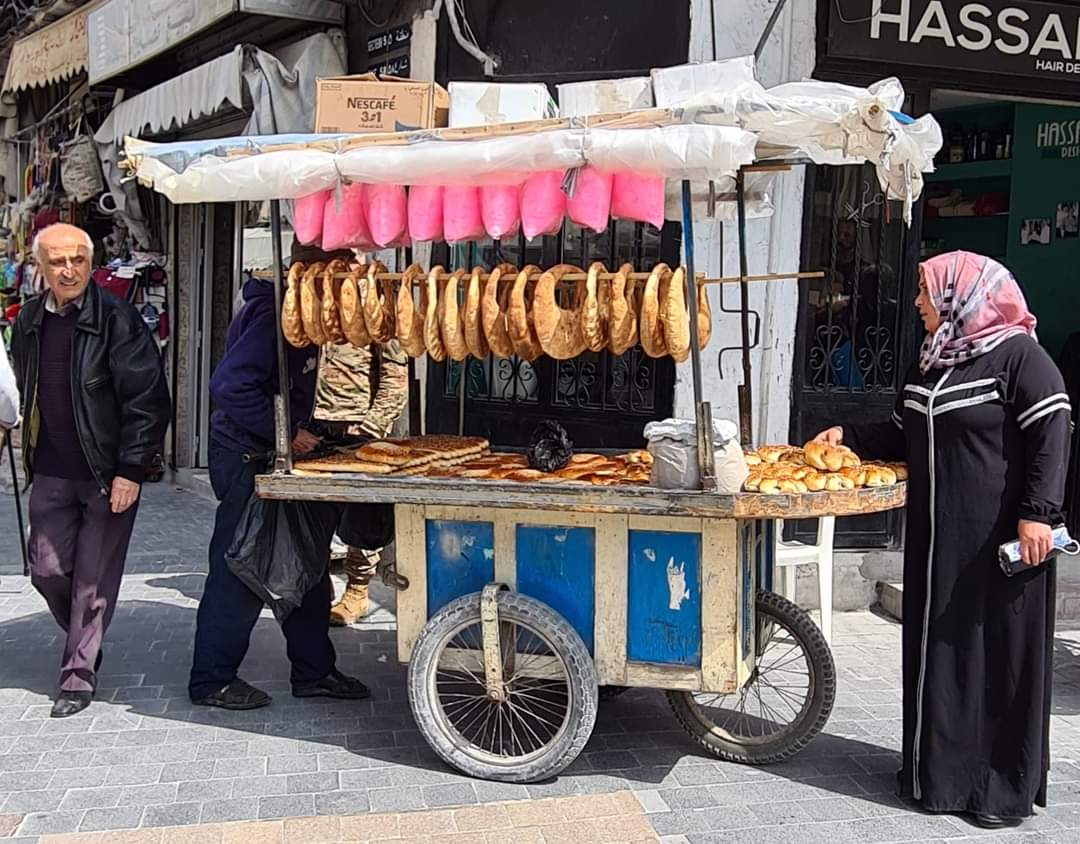 A street food seller in Sidon' Lebanon