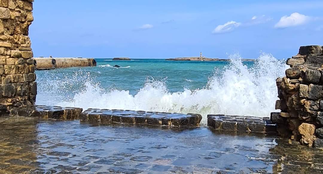 Waves in Sidon Lebanon