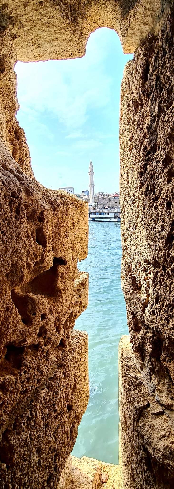 View from Sidon sea castle