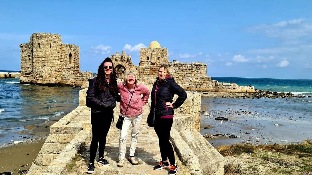 The 3 amigos at Sidon Sea Castle