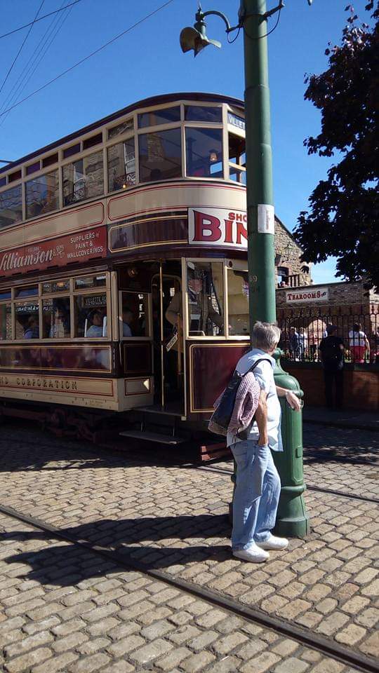 A tram at Beamish open air museum