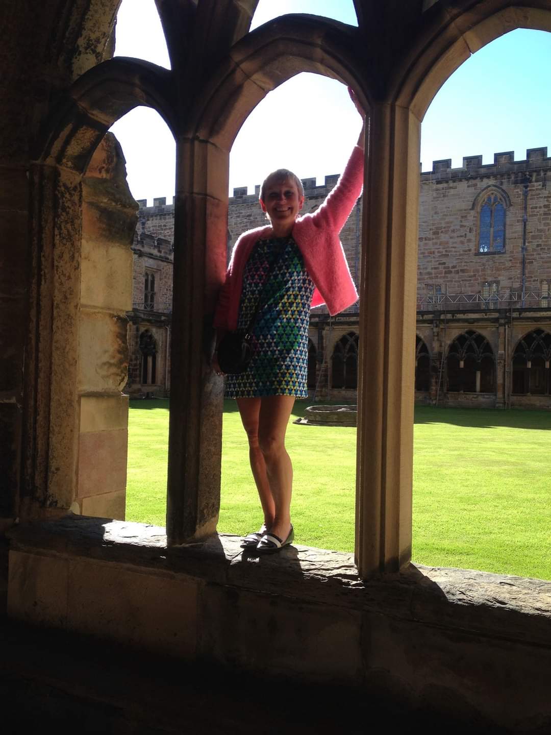Me at Durham cathedral United Kingdom