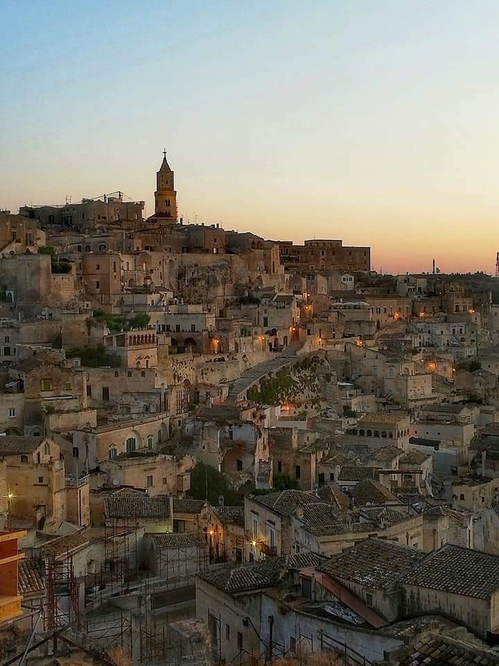The cave city of Matera, Italy