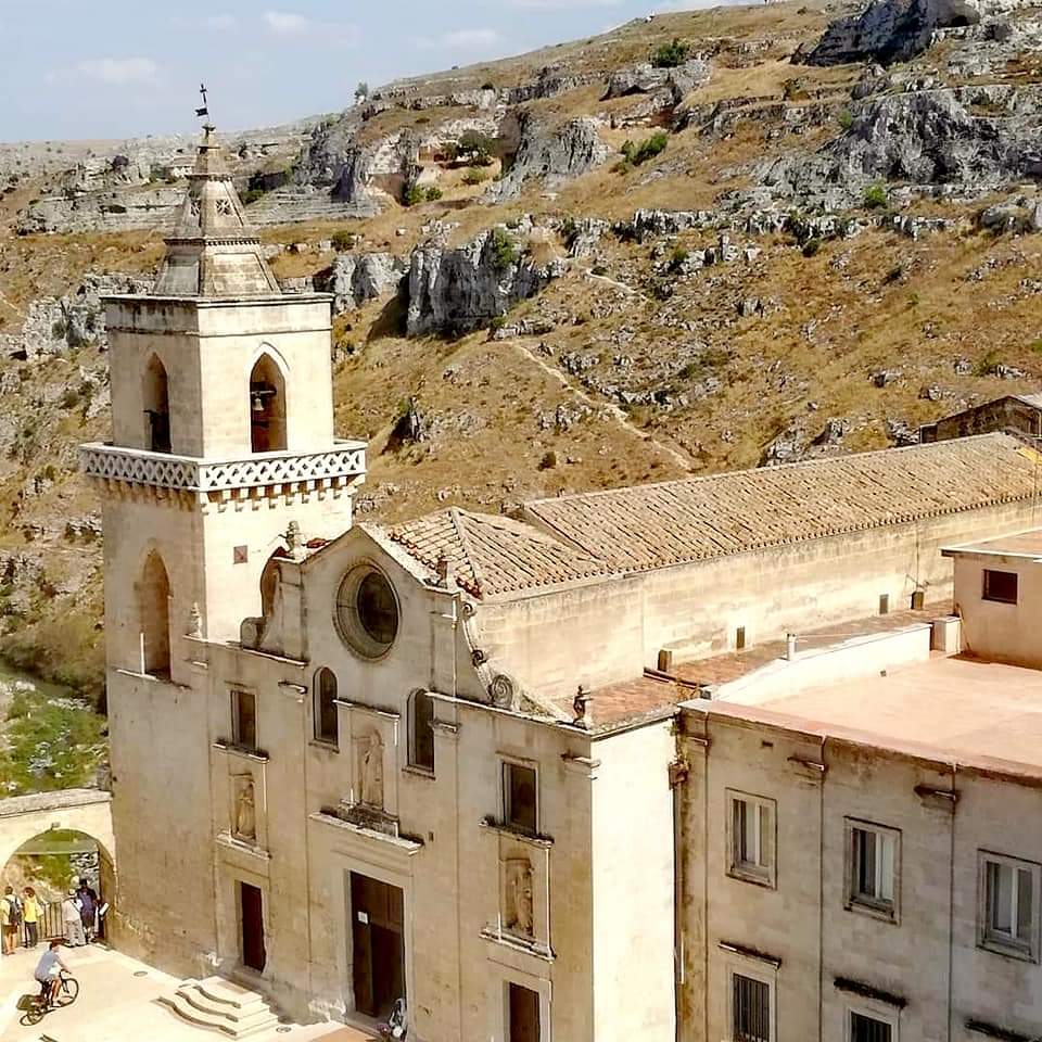 Stone church in Matera, Italy