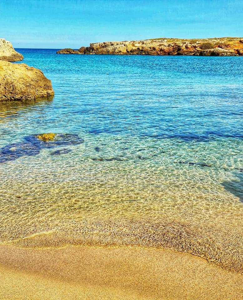 Secluded cove in Monopoli, Puglia, Italy