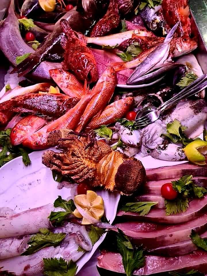 Fresh seafood in Gallipoli, Puglia, Italy