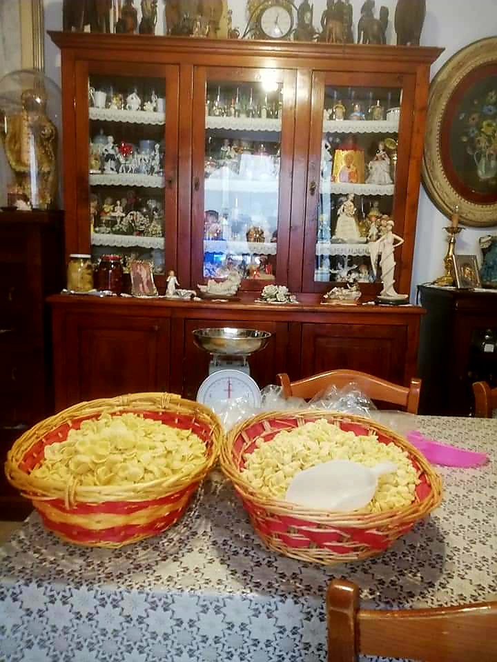 Orecchiette pasta in Bari, Puglia, Italy