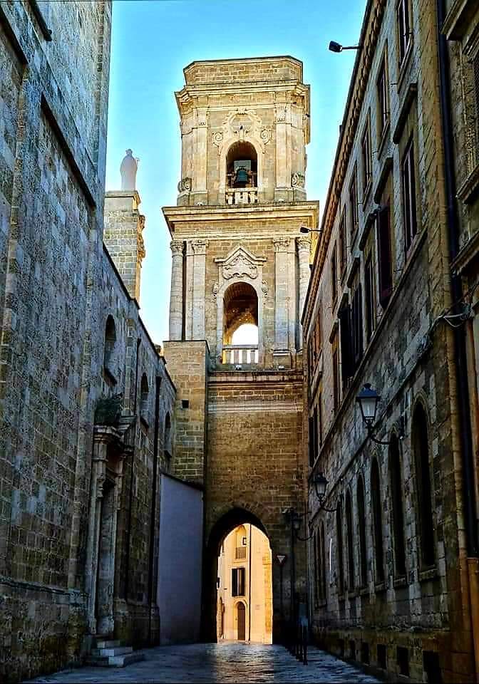 Old street in Brindisi, Italy