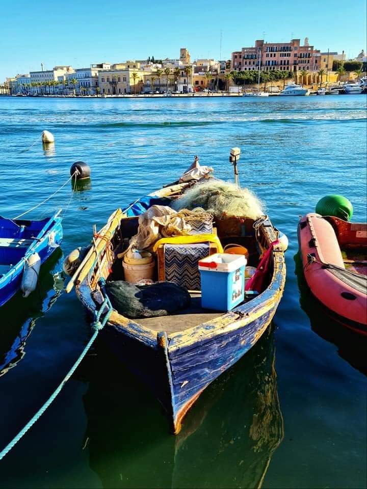 View to Brindisi, Puglia, Italy