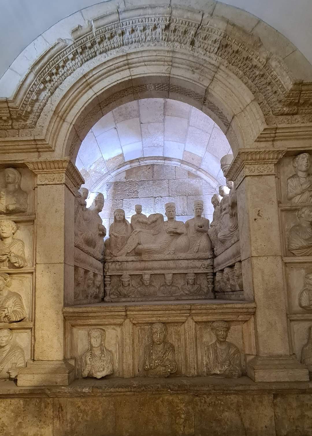 A tomb in the National Museum in Damascus, Syria