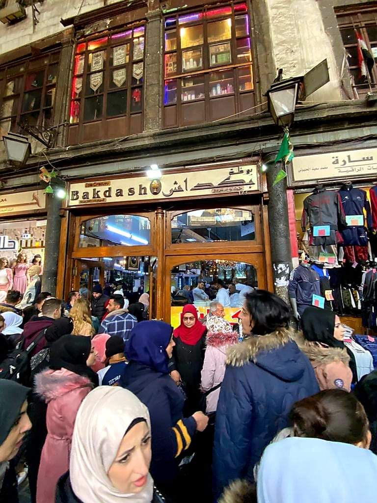 The best ice cream shop in Syria