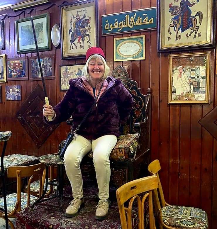 The story telling chair, Damascus, Syria