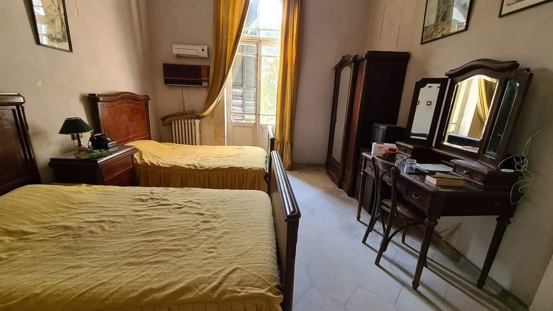 Old bedroom in the Baron Hotel, Aleppo, Syria