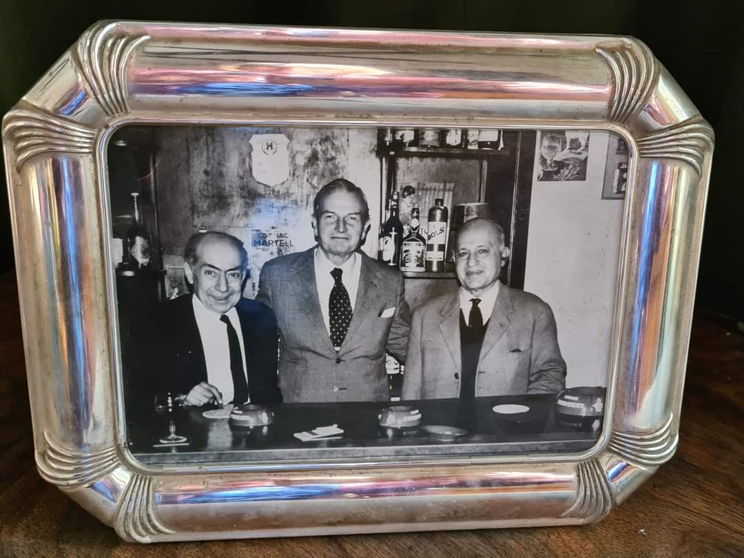 Old photograph taken at the Baron Hotel, Aleppo, Syria