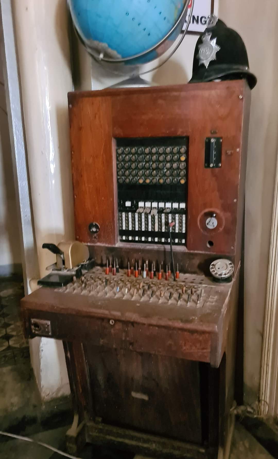 Old switchboard in the Baron Hotel, Aleppo, Syria