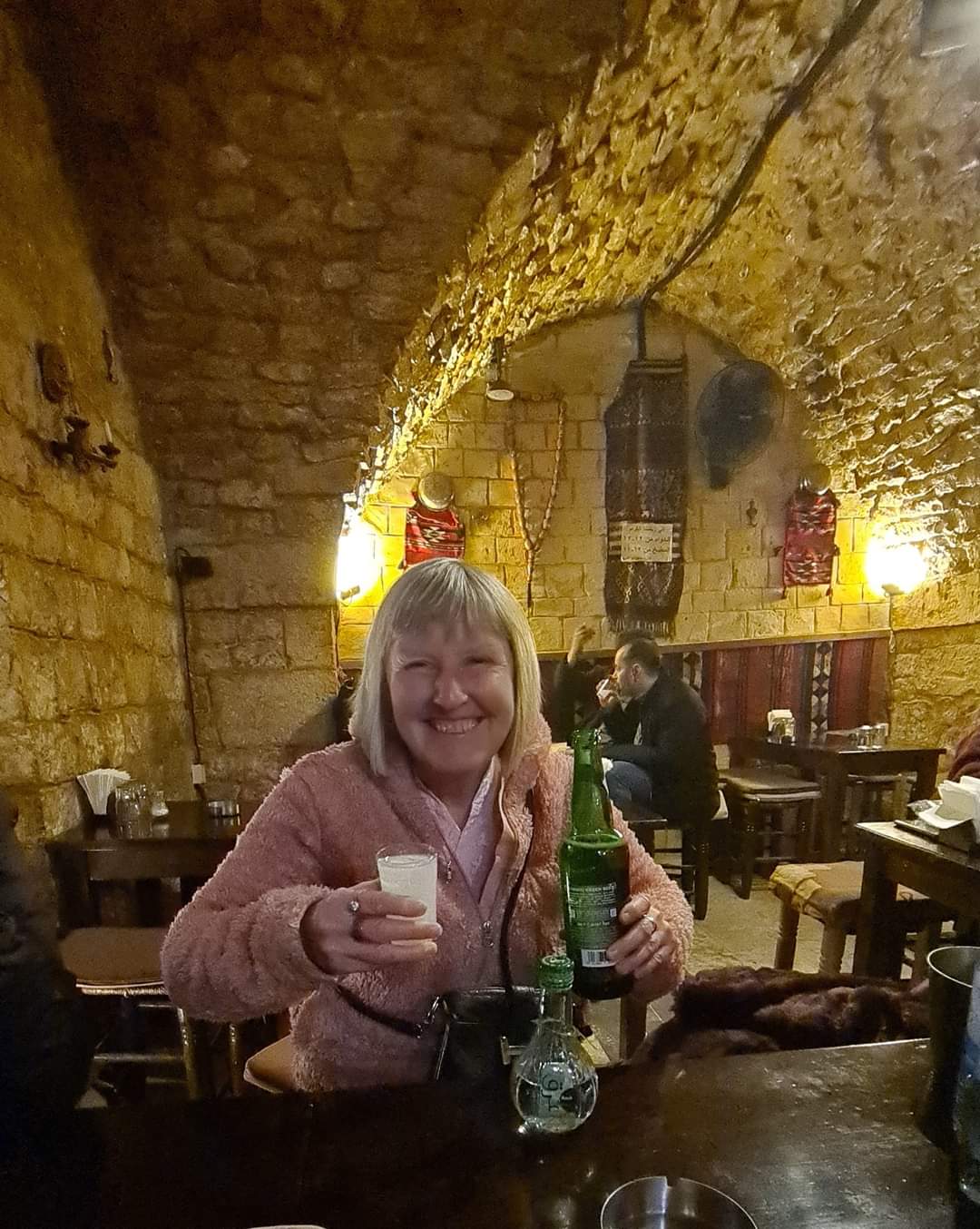 Me sampling Arak, Aleppo, Syria
