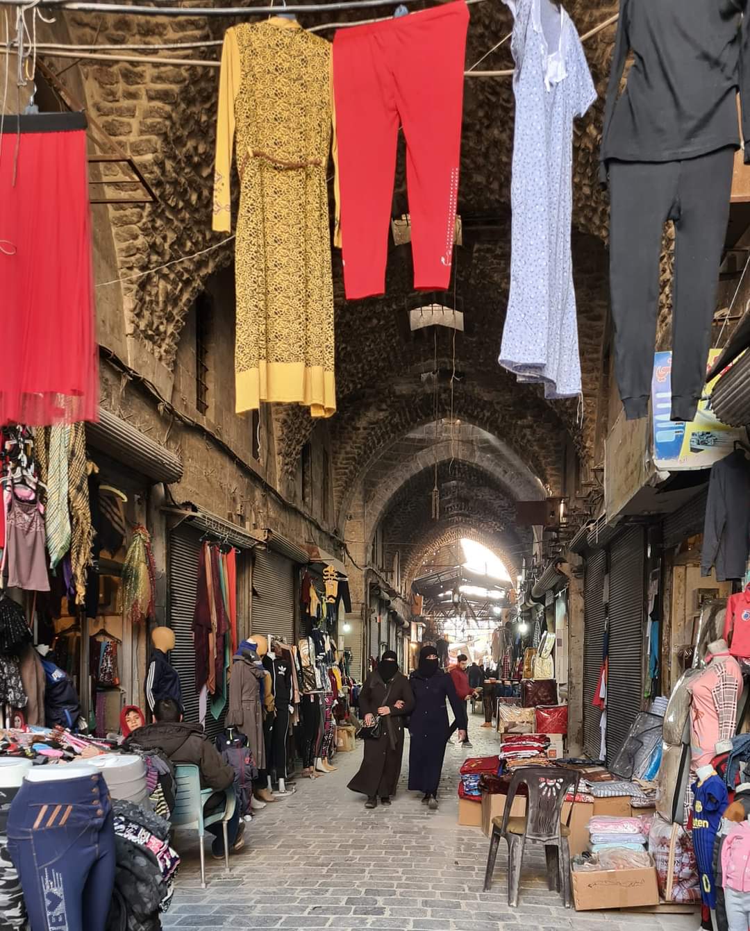 An old souk in Aleppo, Syria