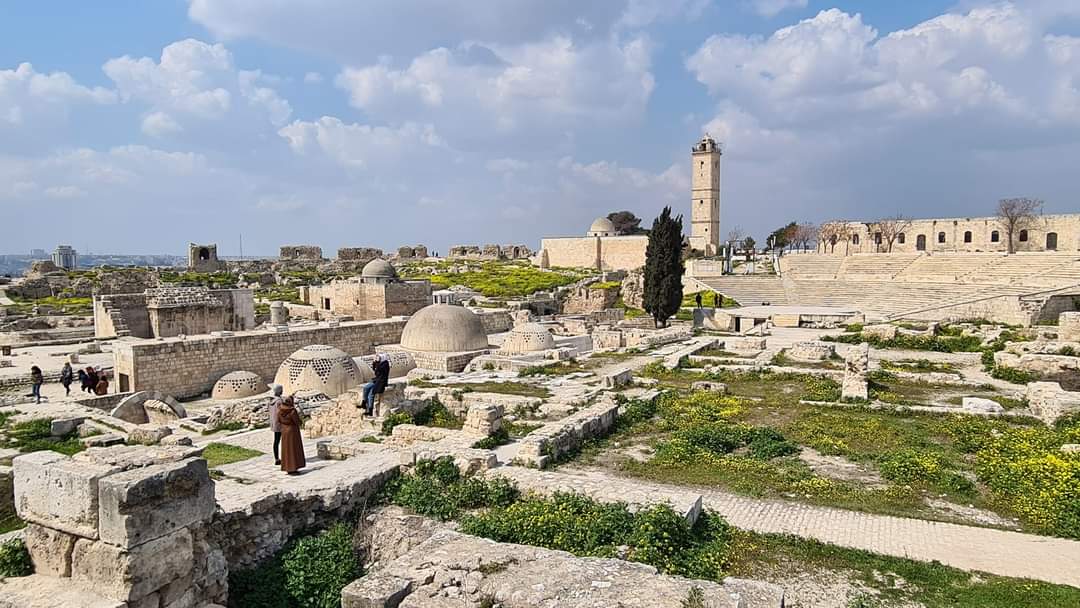On top of Aleppo fortress, Syria