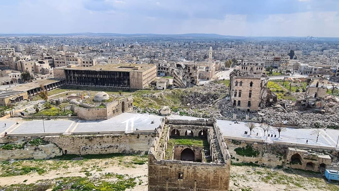 View from Aleppo fortress, Syria