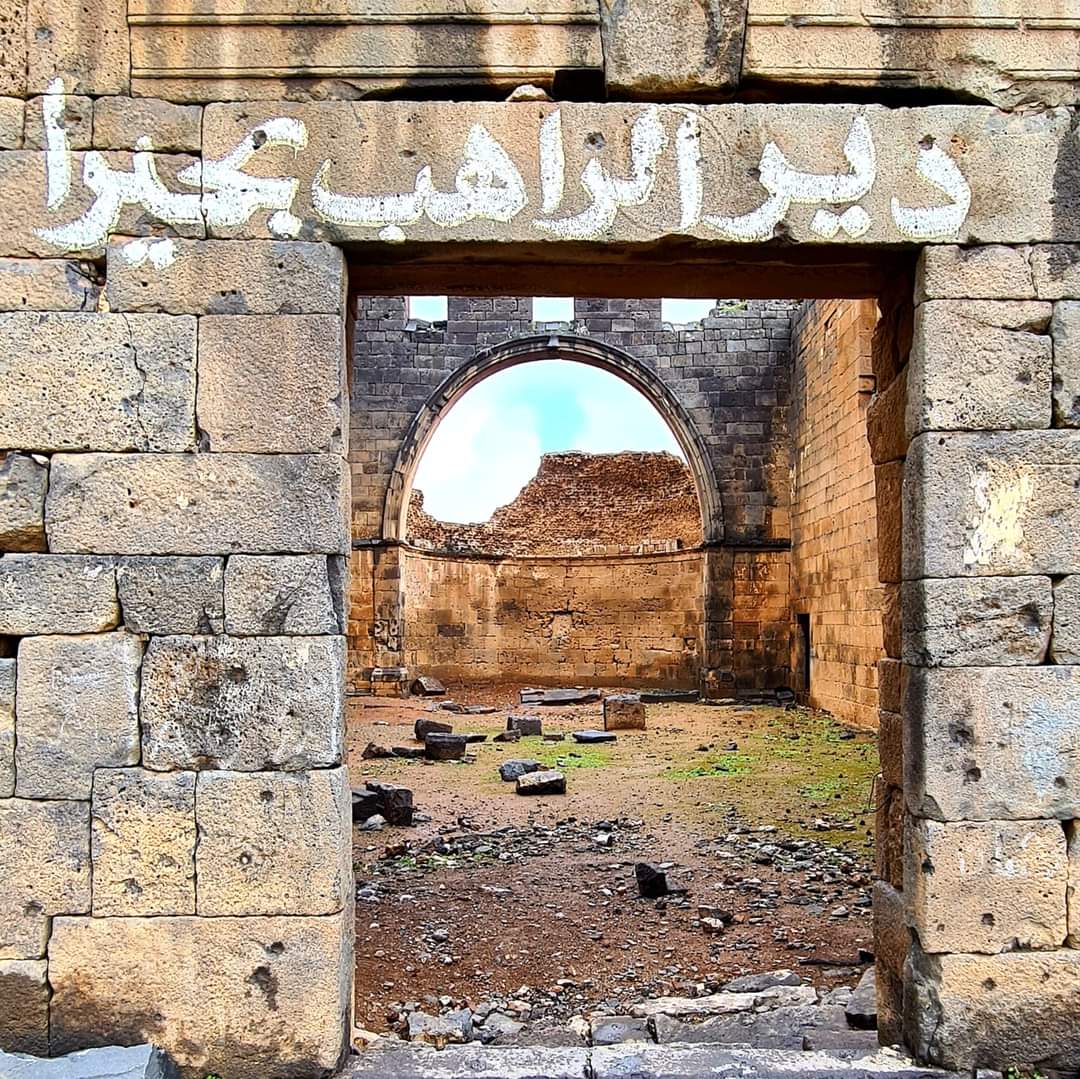 Ancient church ruins in Bosra, Syria