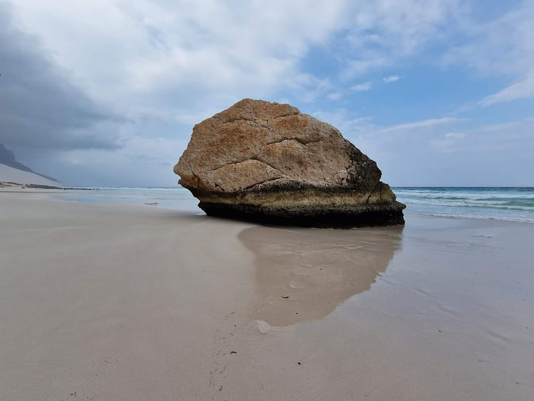 Beautiful beach in Socotra