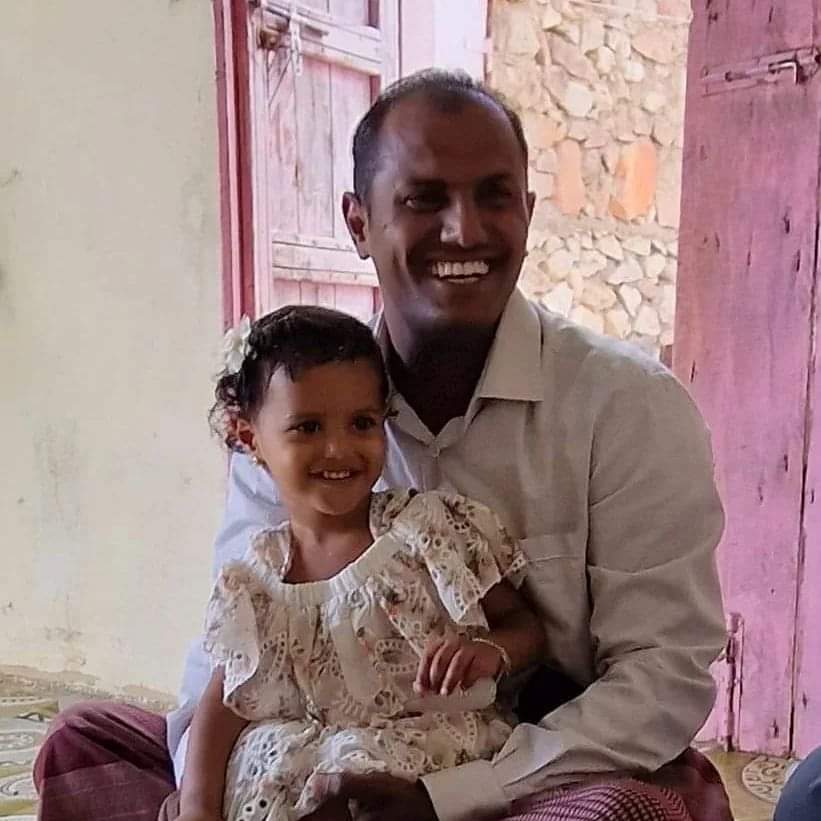 Our guide with his daughter in Socotra