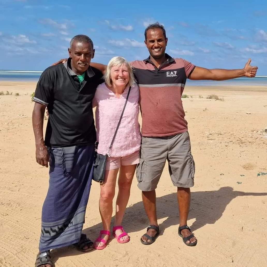 Me with our driver and guide in Socotra