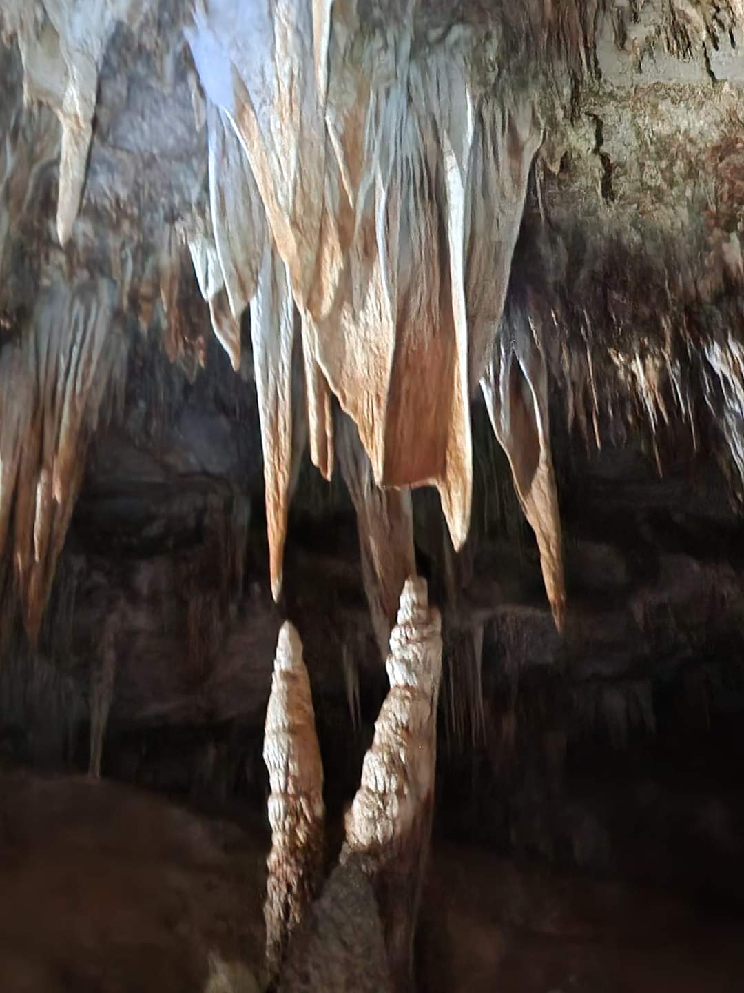 Stalactites in Hoq cave Socotra